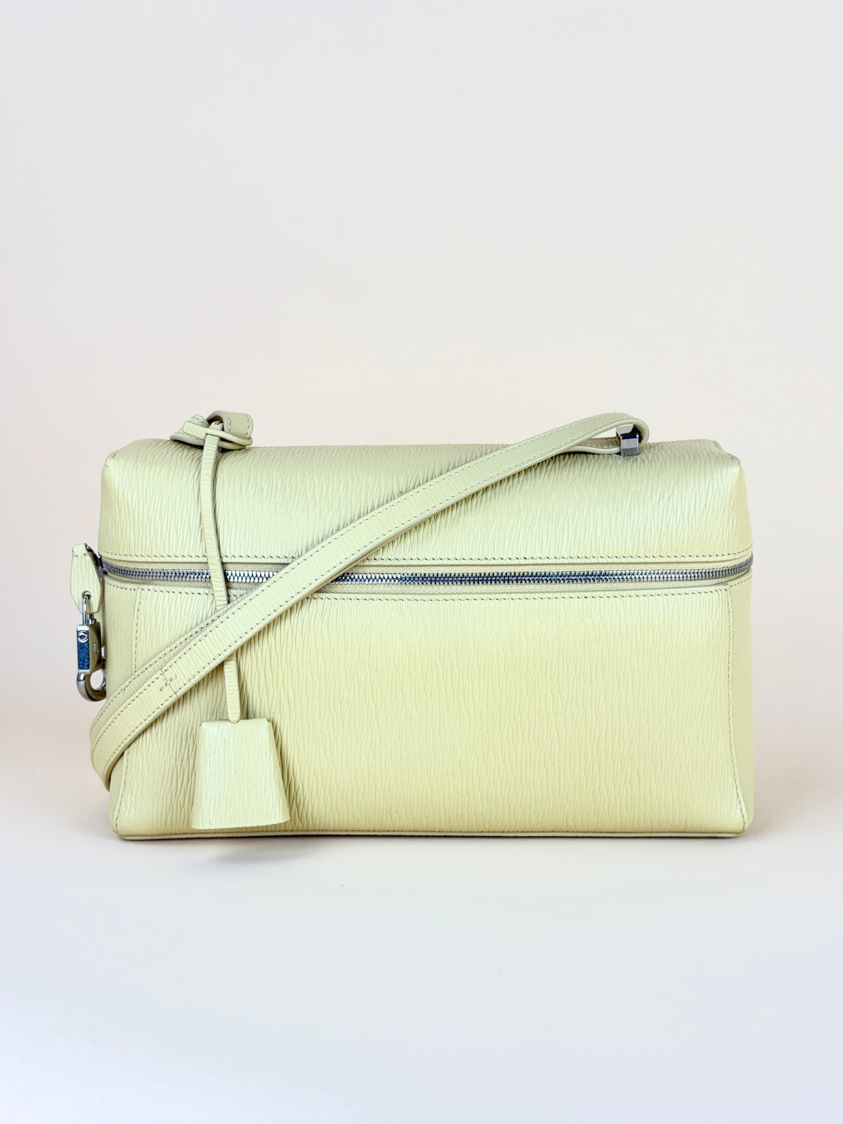 Loro Piana cream calfskin extra L 27 shoulder bag