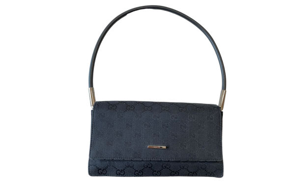Gucci Black GG Flap Shoulder Bag-handbag-Gucci-The Closet Egypt