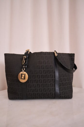 Fendi FF Black Shoulder Bag-handbag-Fendi-The Closet Egypt