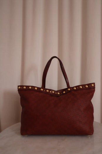 Gucci Burgundy GG Babouska Tote Bag-handbag-Gucci-The Closet Egypt