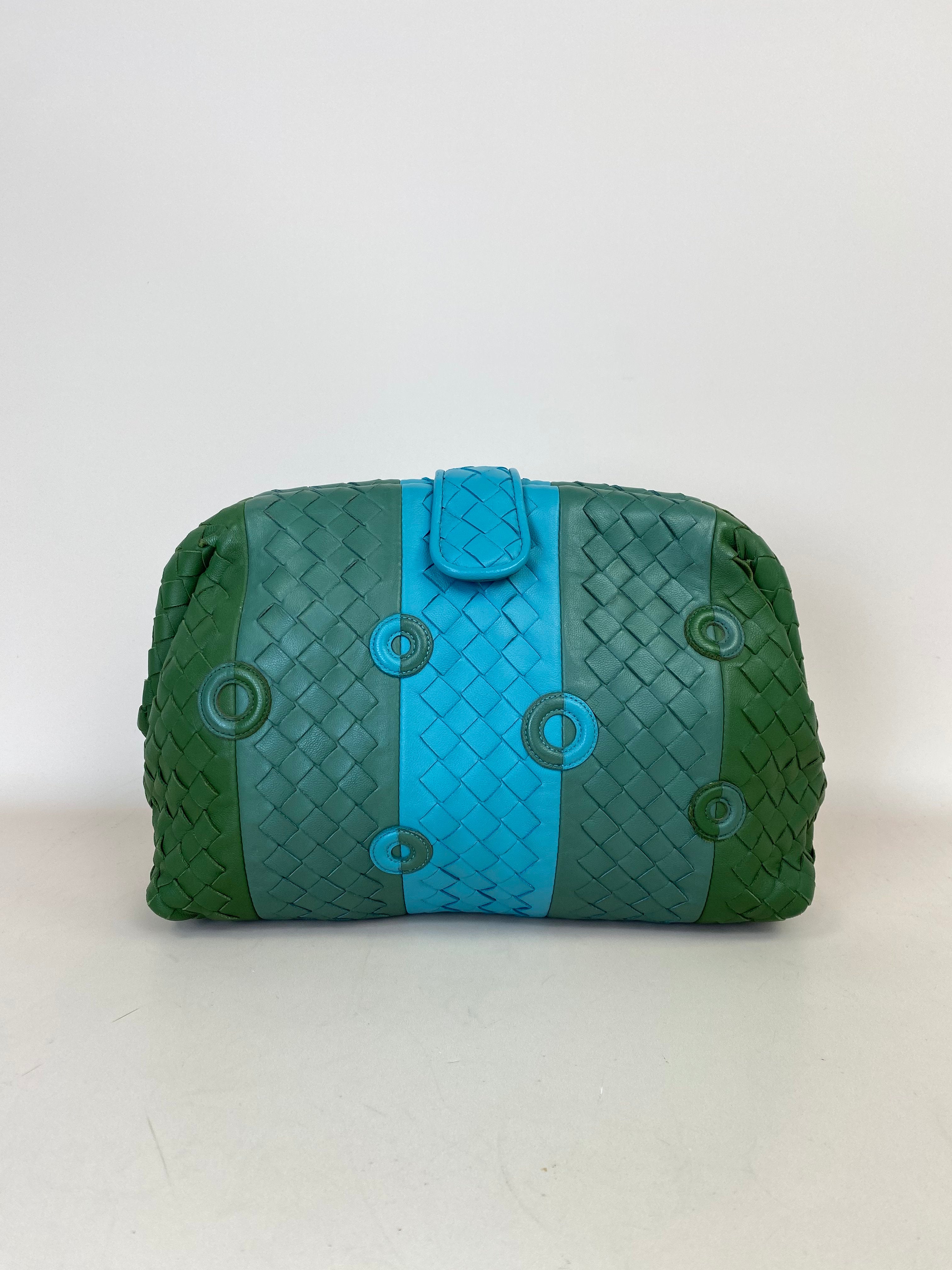 Bottega Veneta Bicolor The Lauren 1980 Clutch