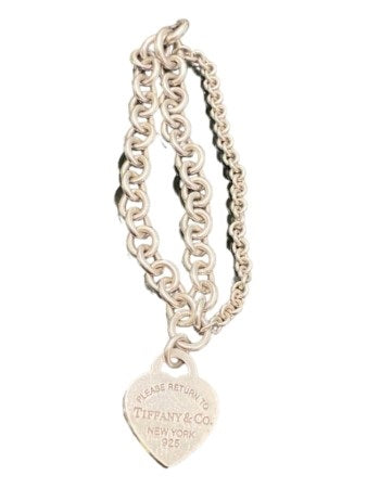 Tiffany & Co Silver Heart Tag Bracelet-Bracelet-Tiffany & Co-The Closet Egypt