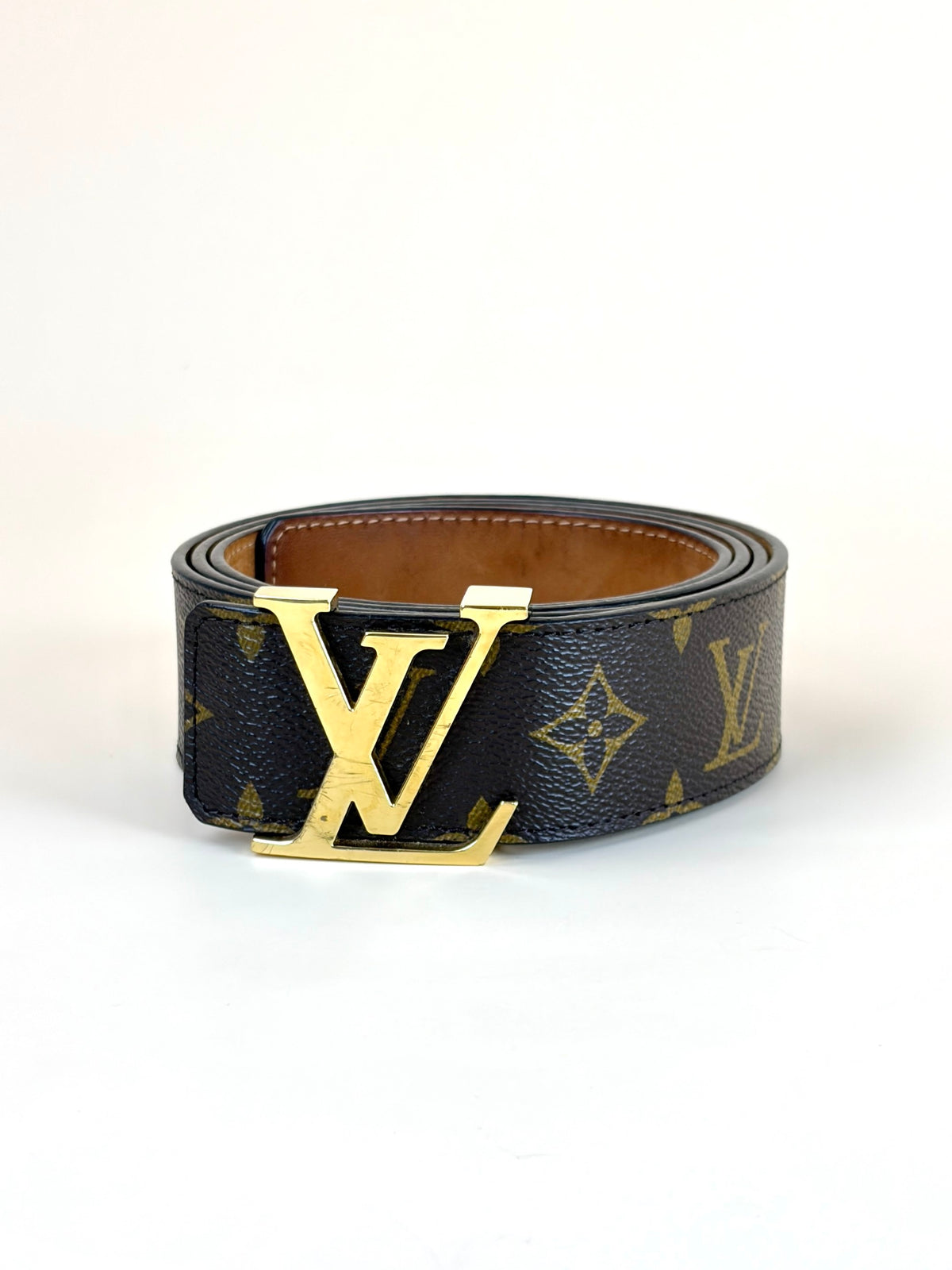 Louis Vuitton Monogram canvas Initiales Belt 40