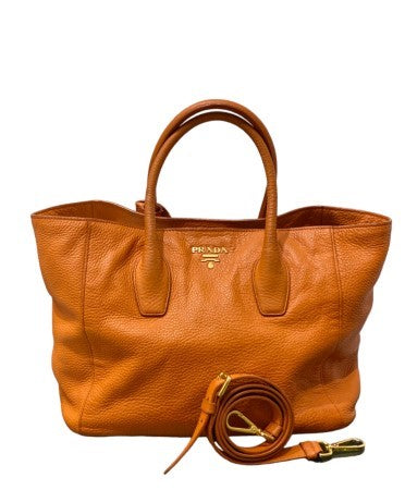 Prada Orange Vitello Daino Bag-handbag-Prada-The Closet Egypt