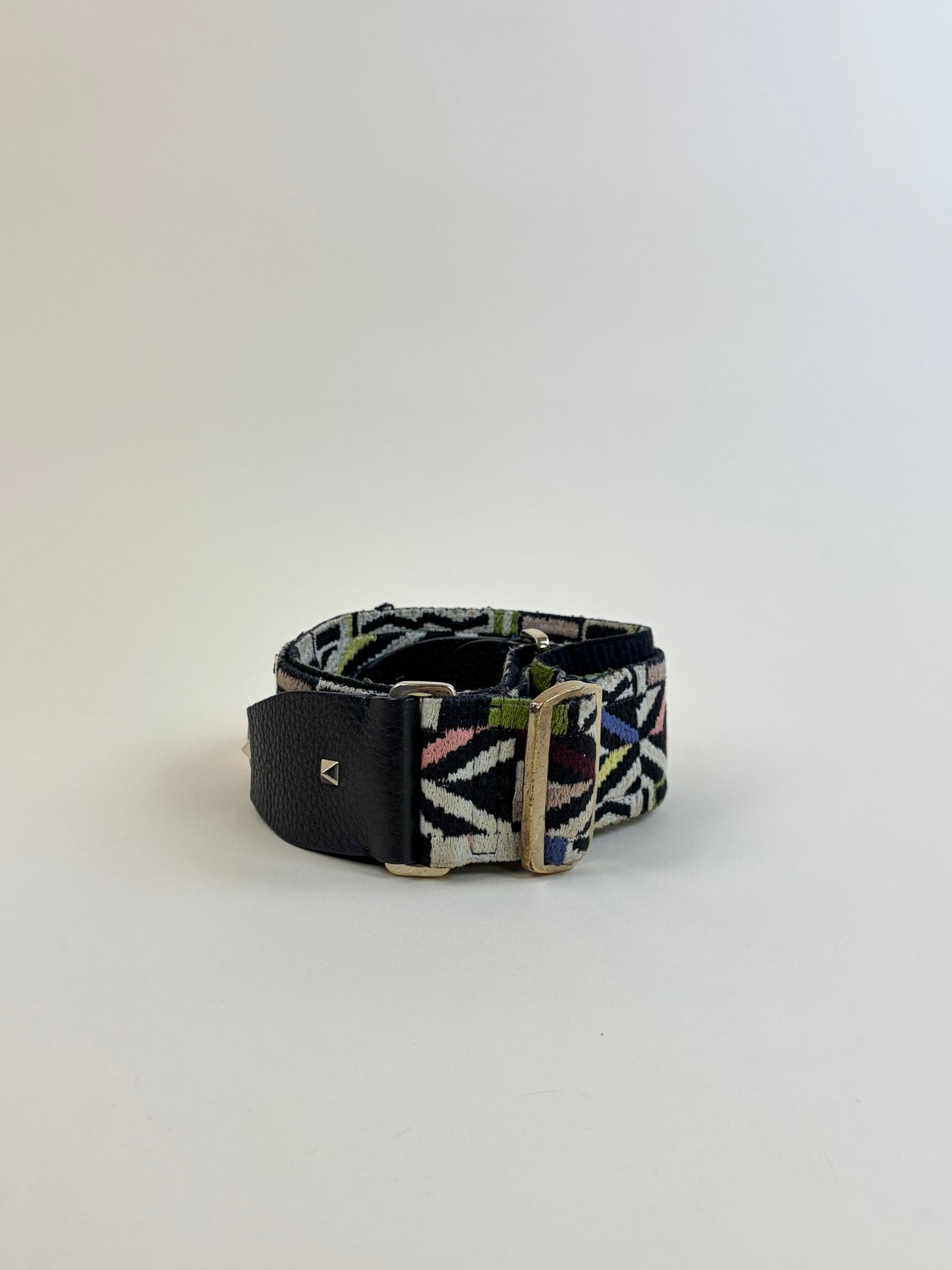 Valentino Guitar Multicolored Rockstud Strap For Bag
