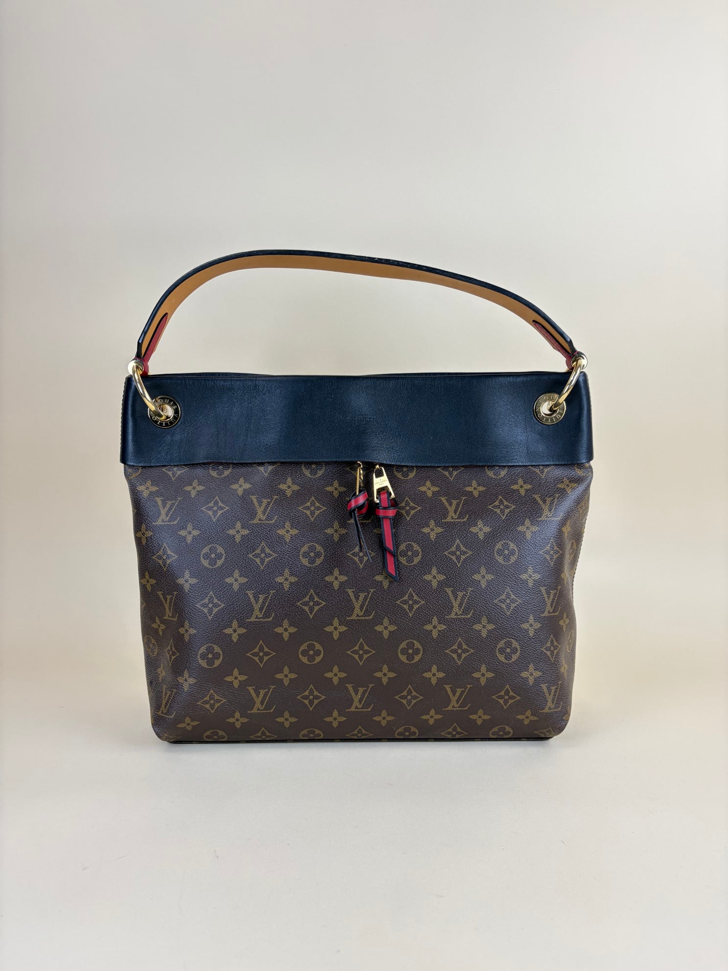 Louis Vuitton Monogram Black Tuileries Hobo Bag