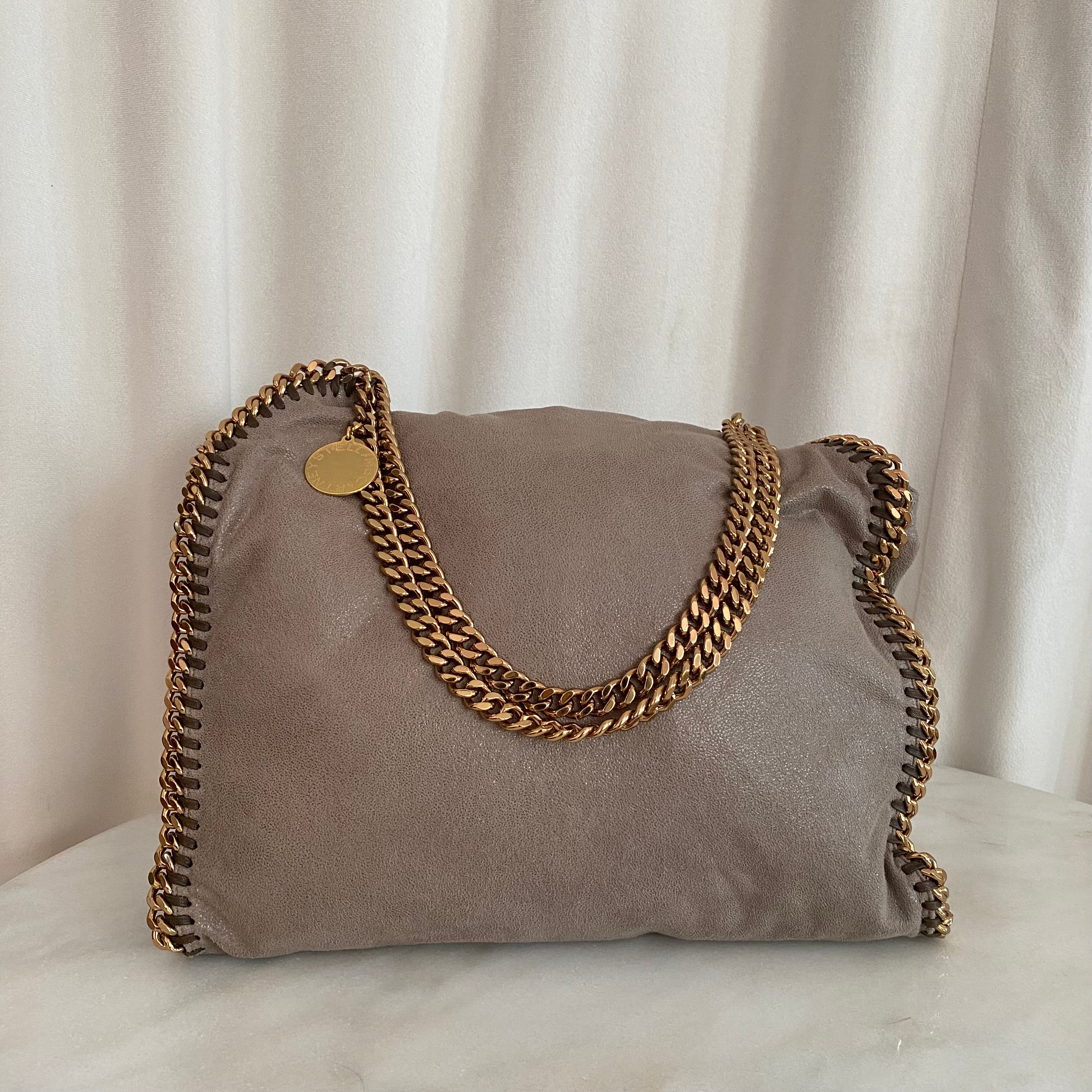 Stella Mccartney Cafe Falabella Double Chain Bag-handbag-Stella Mccartney-The Closet Egypt
