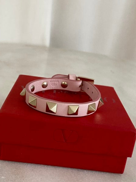Stud Valentino Wristband Valentino Garavani Rockstud Leather