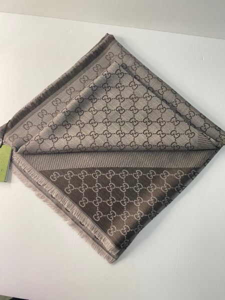 Gucci Brown GG Scarf-Scarf-Gucci-The Closet Egypt