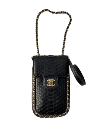 Chanel Black Python Around WOC-handbag-Chanel-The Closet Egypt