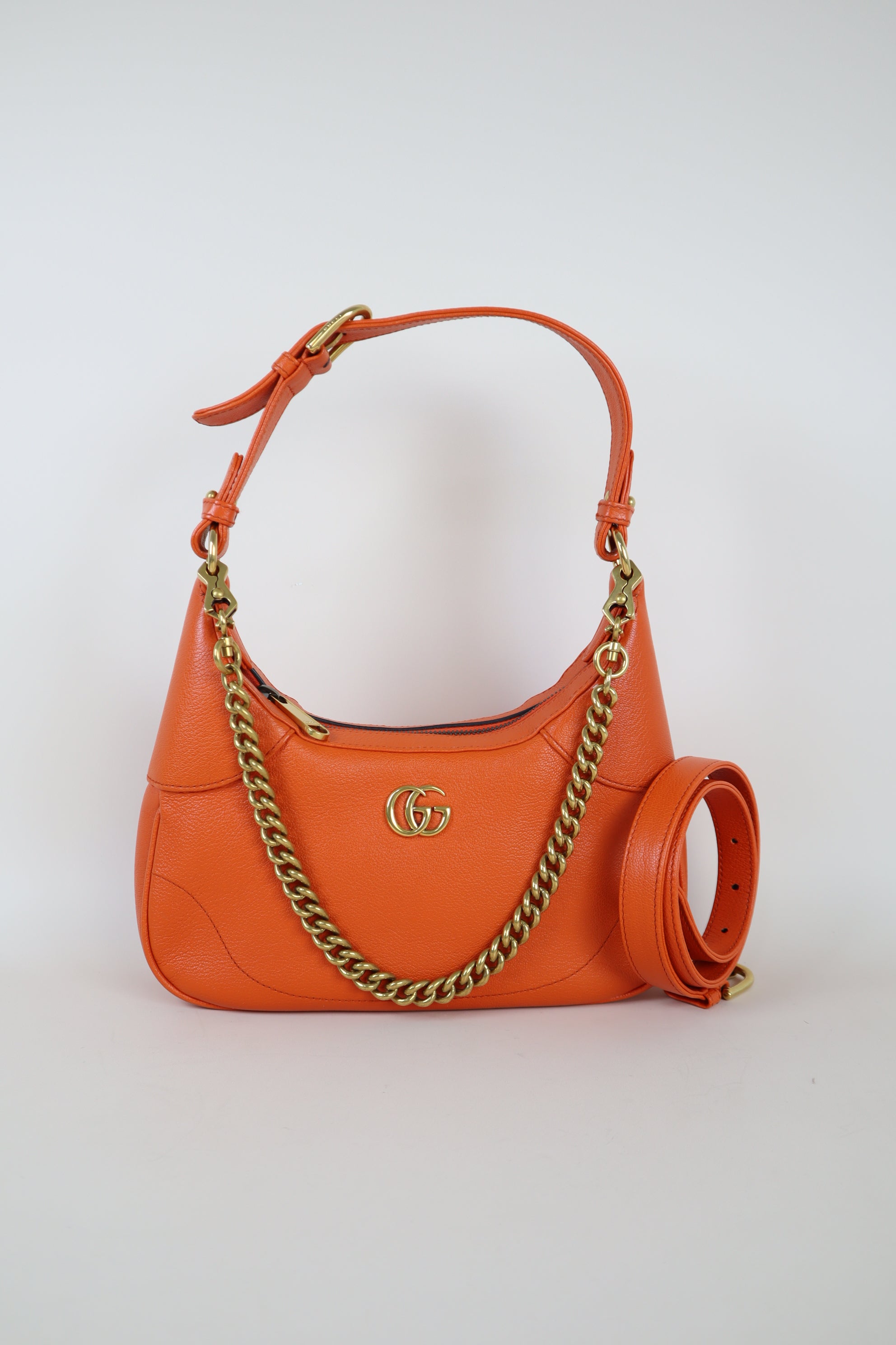 Gucci Orange Aphrodite Small Shoulder Bag