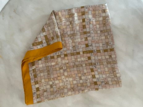 Hermes Yellow Bolduc au Carre Square Silk-Scarf-Hermes-The Closet Egypt