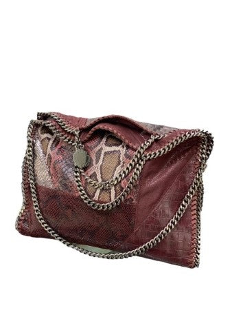 Stella Mccartney Burgundy Embossed Falabella Bag-handbag-Stella Mccartney-The Closet Egypt
