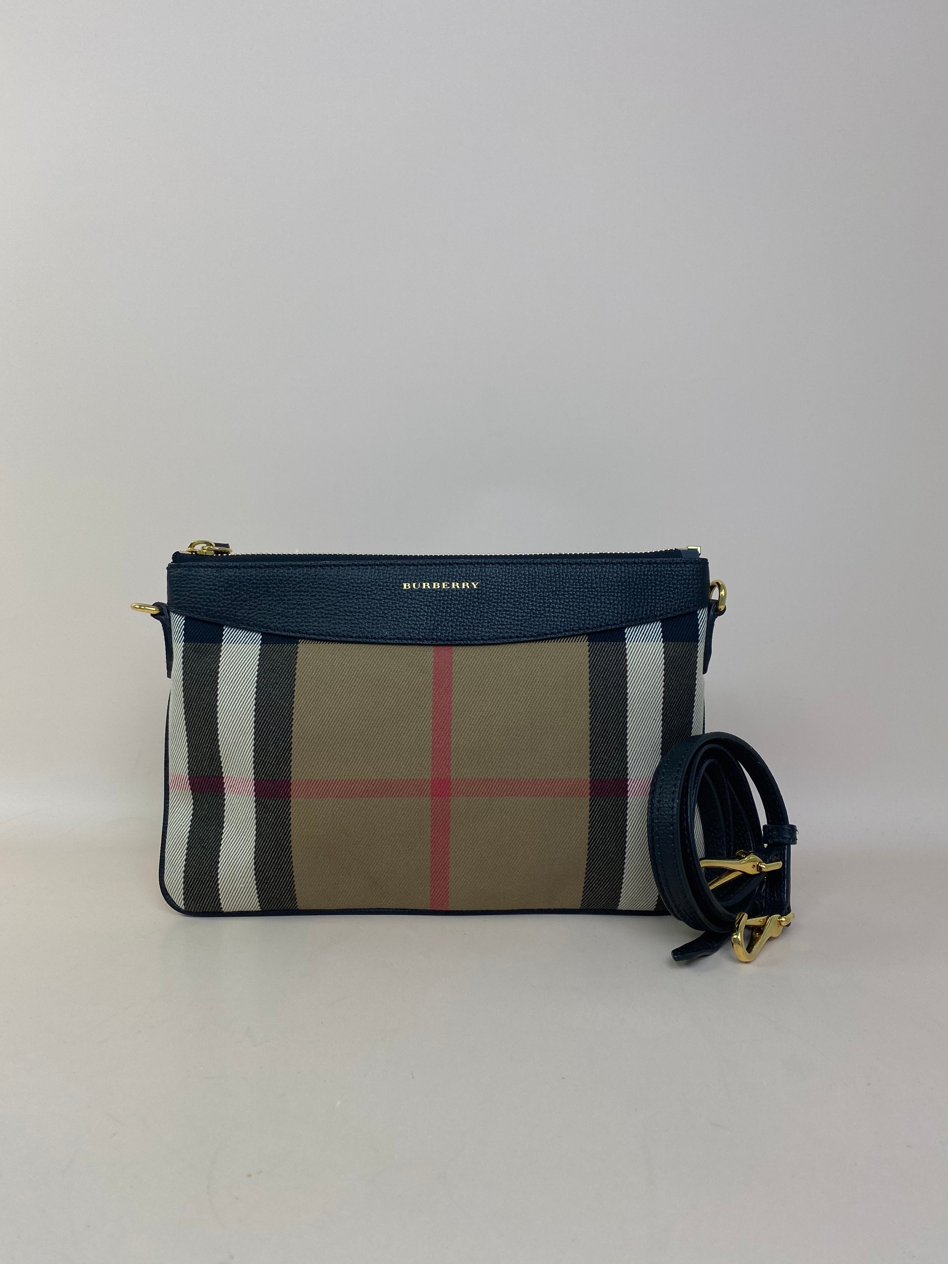 Burberry Black House Check Crossbody Bag