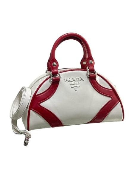 Prada Bicolor Bowling Bag