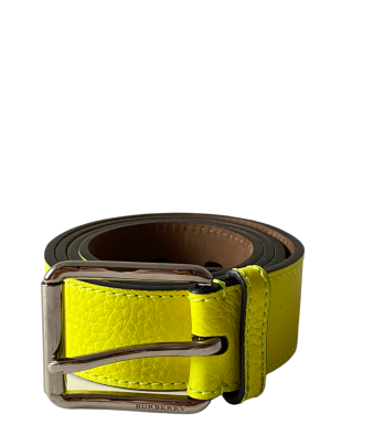 Burberry Yellow Embossed Belt 40-Belt-Burberry-The Closet Egypt