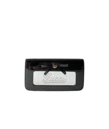 Gucci Black Mirror Clutch-Clutch-Gucci-The Closet Egypt