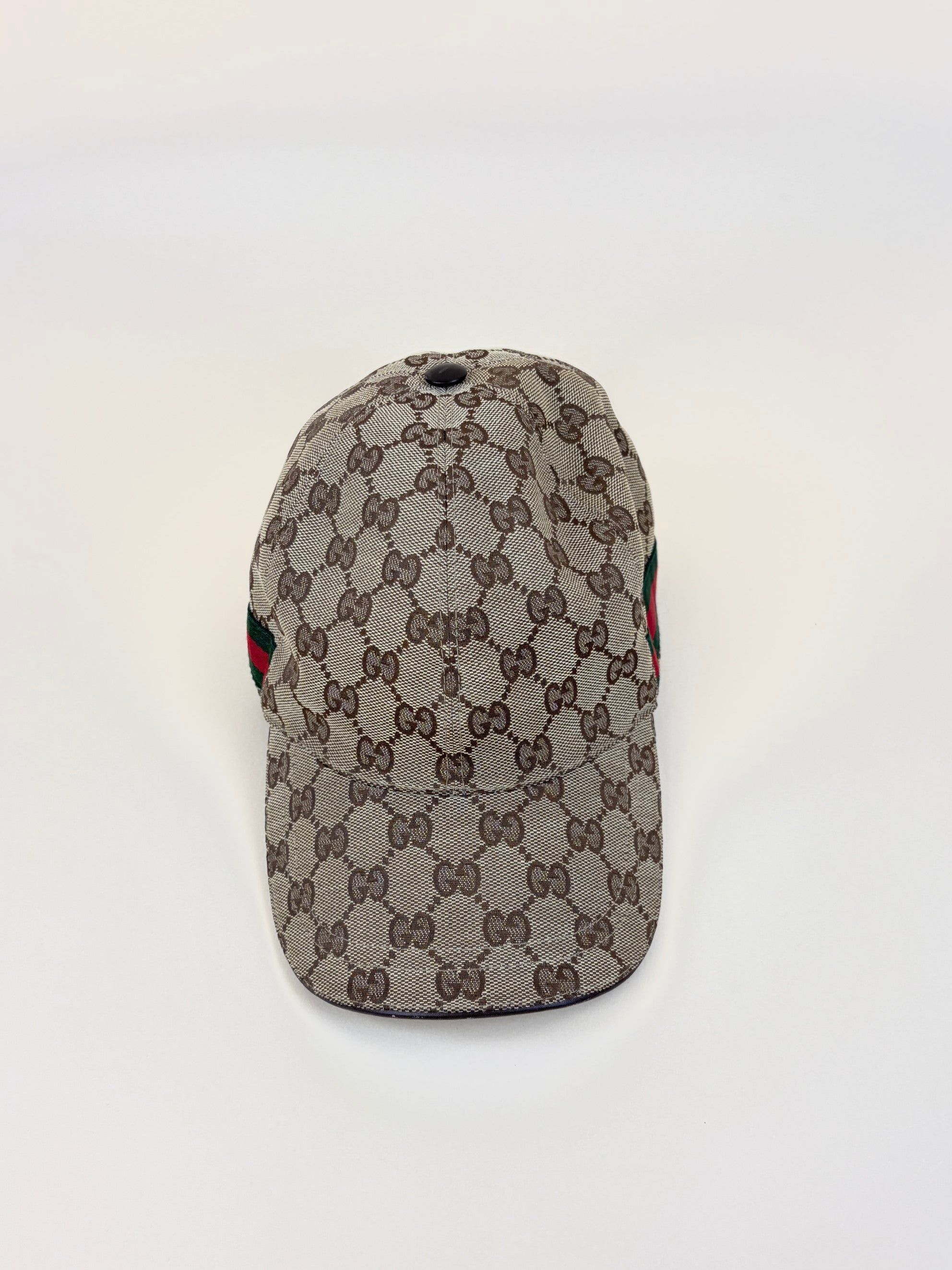 Gucci Ebony GG Web Baseball Hat