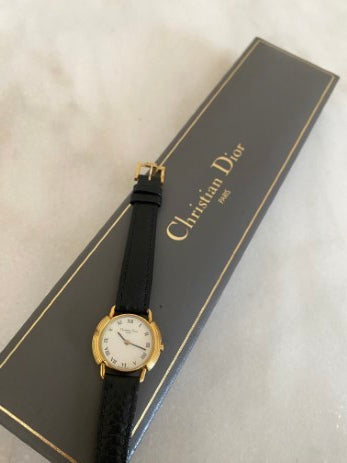 Christian Dior Black Watch-Watch-Christian Dior-The Closet Egypt