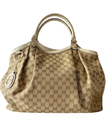 Gucci Bicolor GG Sukey Large Shoulder Bag-handbag-Gucci-The Closet Egypt