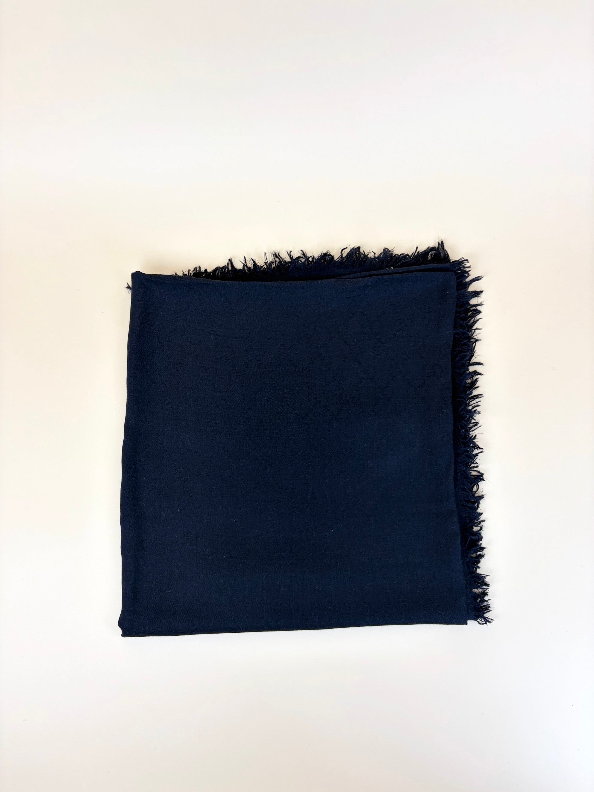 gucci black gg monogram wool/silk shawl