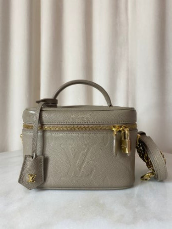 Louis Vuitton Beige Monogram Empreinte Giant Vanity PM Bag-handbag-Louis Vuitton-The Closet Egypt
