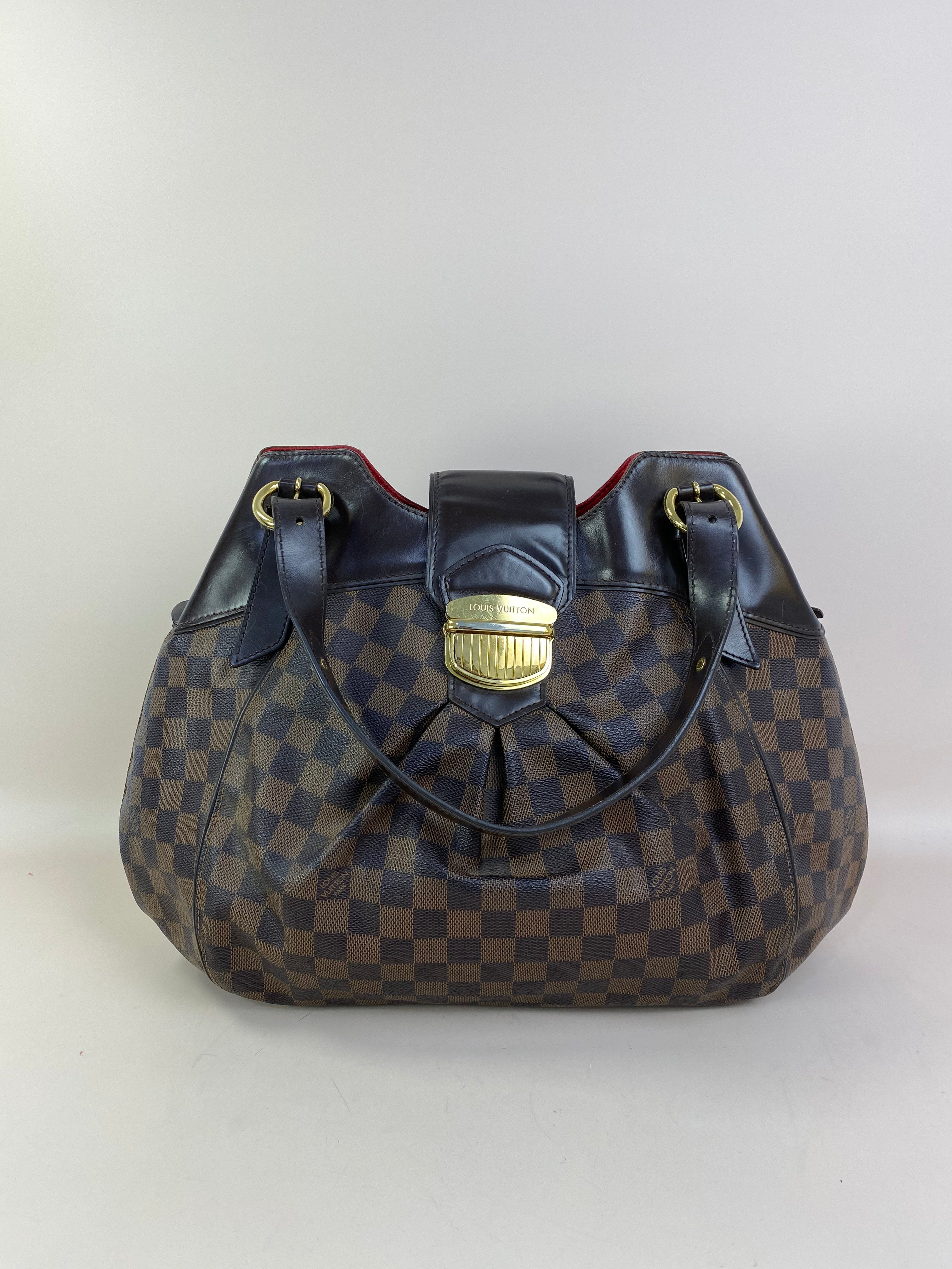 Louis Vuitton Damier Ebene Sistina Tote Bag