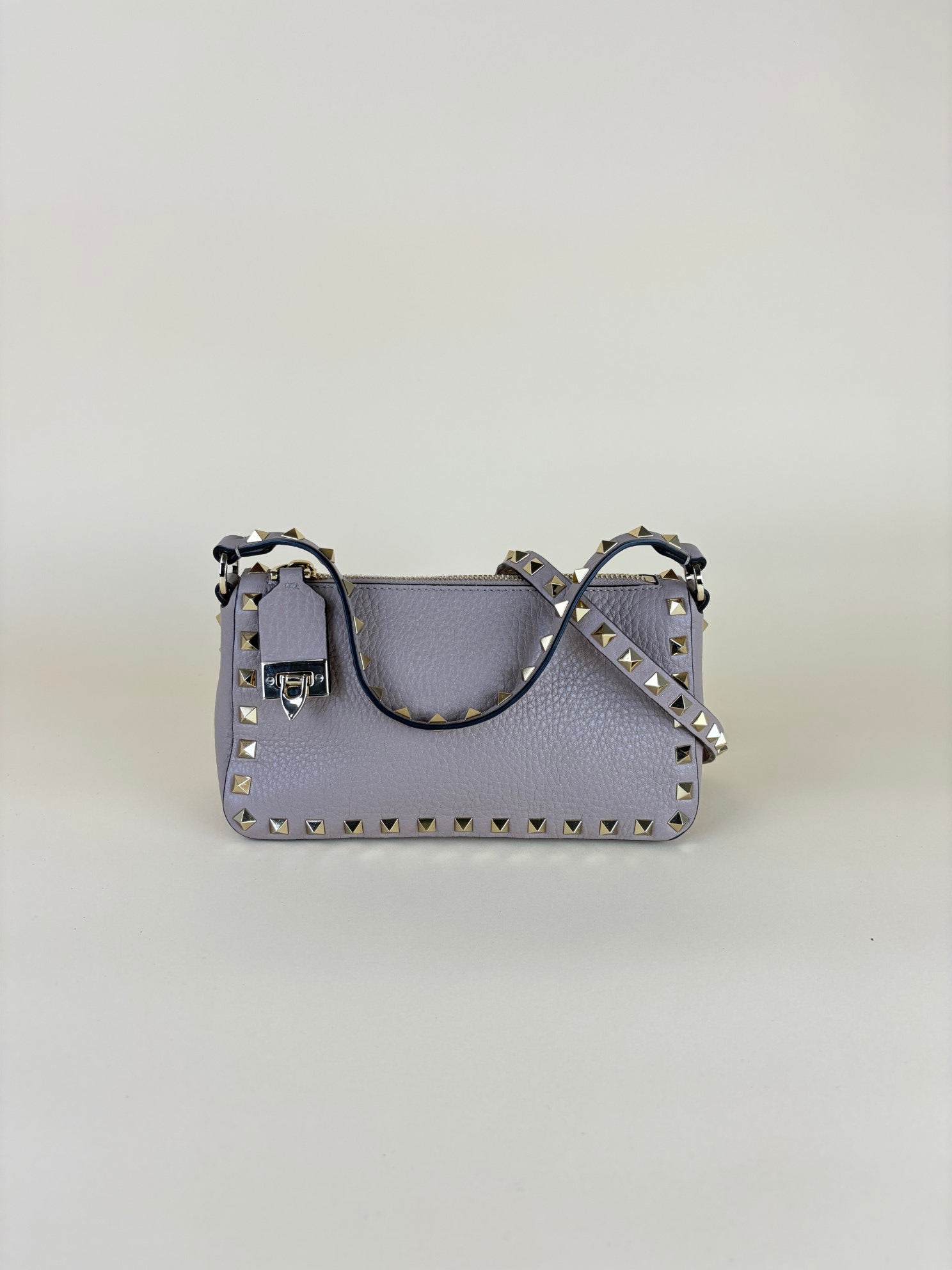 Valentino nude Rockstud Small Crossbody Bag