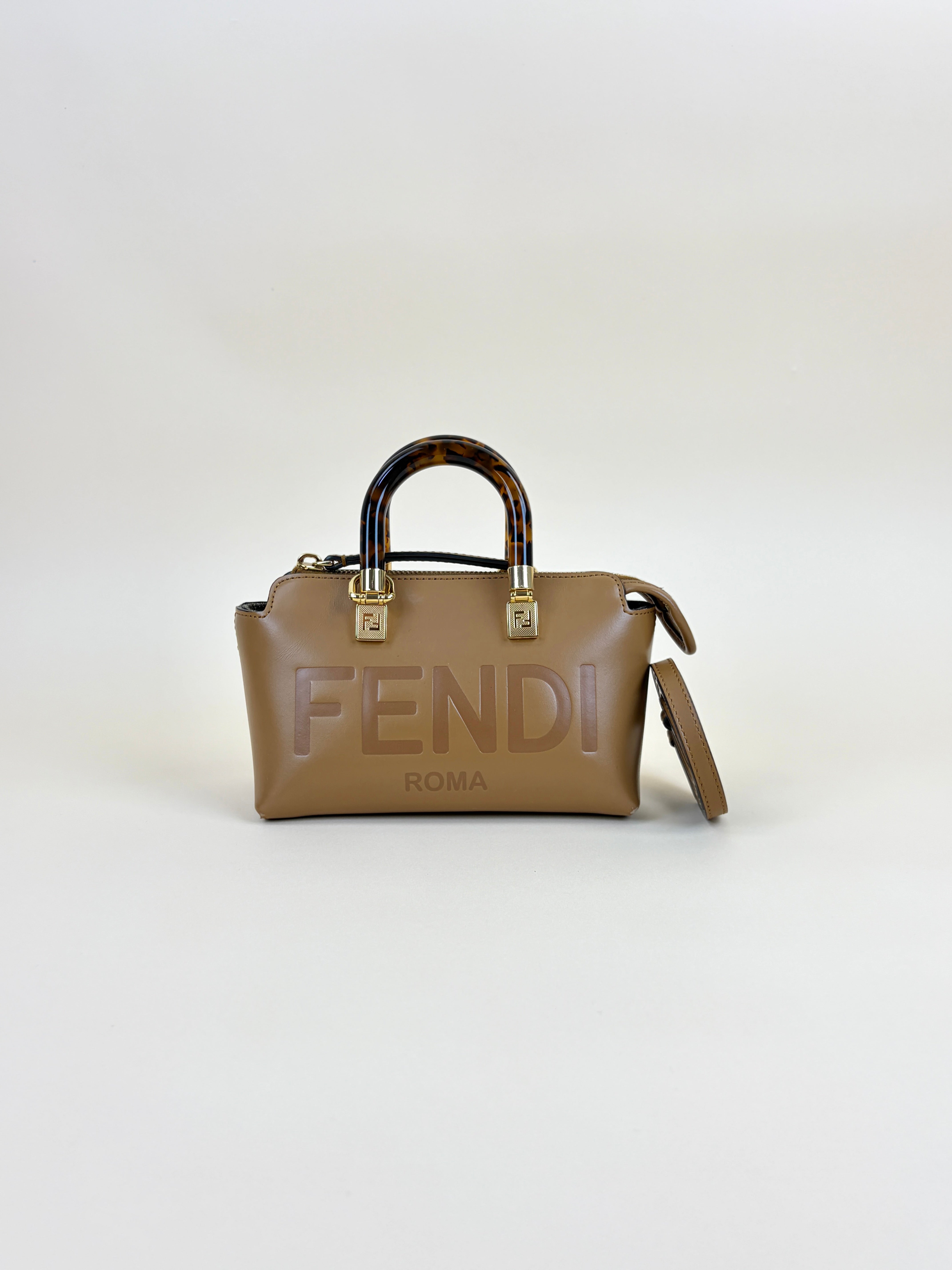 Fendi Beige By The Way leather Mini Bag