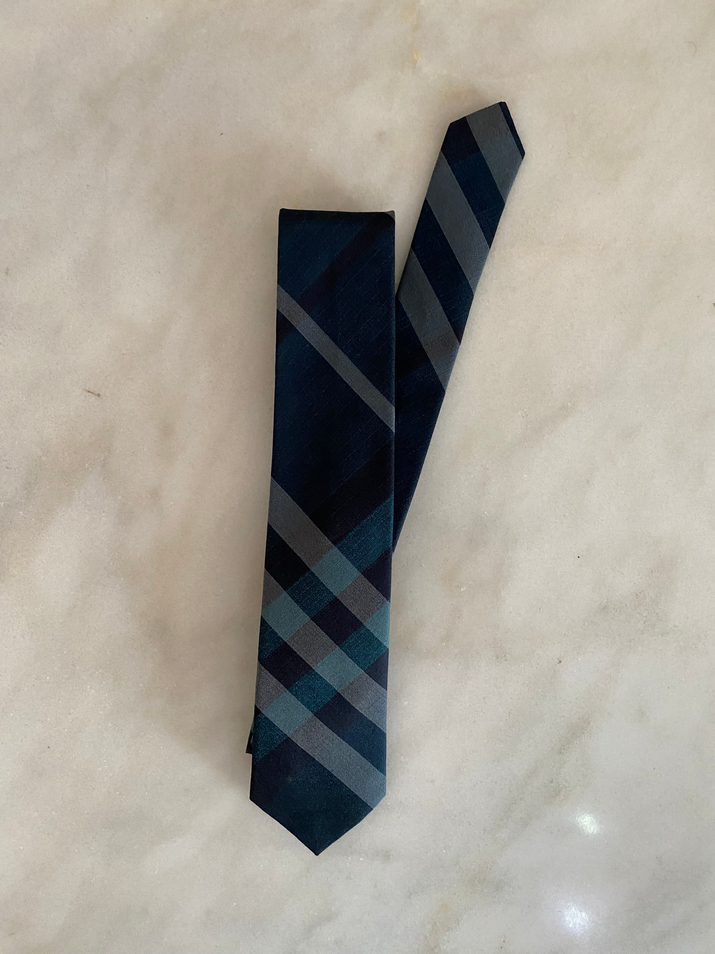 Burberry Bicolor Neck Tie-Neck Tie-Burberry-The Closet Egypt