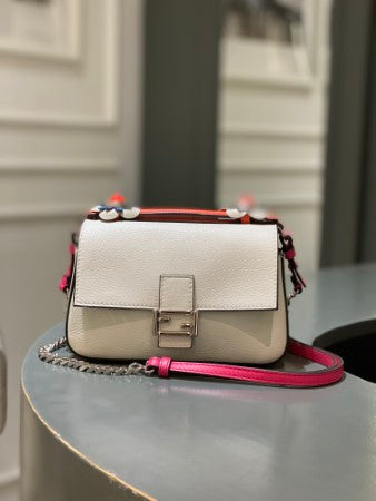 Fendi Teicolor Baguette Flower Medium Bag-handbag-Fendi-The Closet Egypt