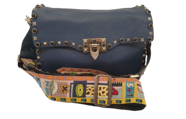 Valentino Blue Rockstud Bag-handbag-Valentino-The Closet Egypt