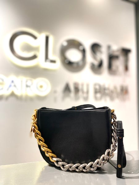 Stella Mccartney Black Frayme Small Bag-handbag-Stella Mccartney-The Closet Egypt