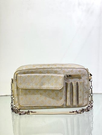 Louis Vuitton Silver Monogram Mckenna Chain Bag-handbag-Louis Vuitton-The Closet Egypt