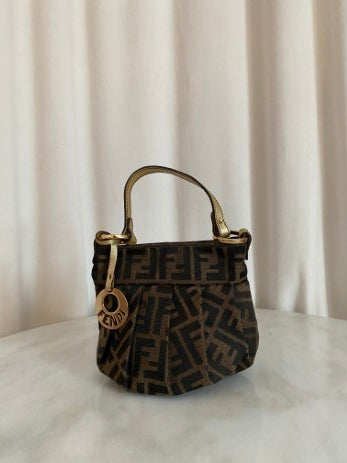 Fendi Bicolor Zucca FF Mini Chef Bag-handbag-Fendi-The Closet Egypt