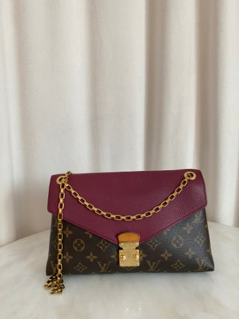 Louis Vuitton Monogram Pallas Chain Shoulder Bag