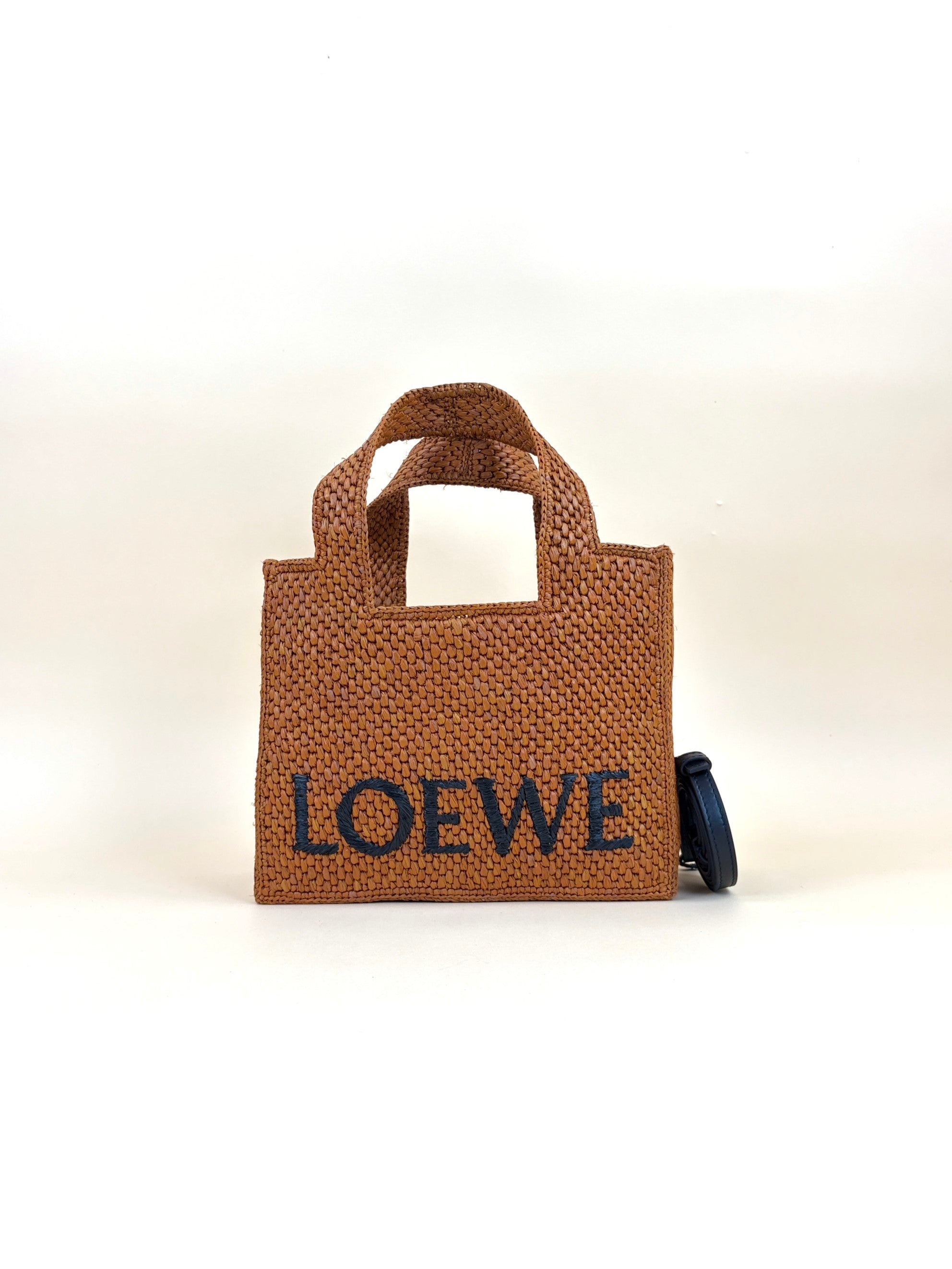 Loewe Bicolor Paula's Ibiza Raffia Tote Bag