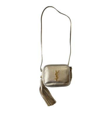 YSL Metallic Monogram Blogger Bag-handbag-YSL-The Closet Egypt