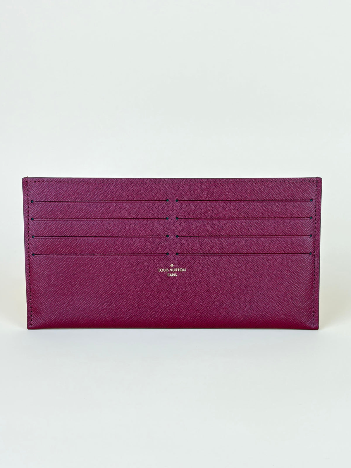 Louis Vuitton fuchia Felicie card holder insert