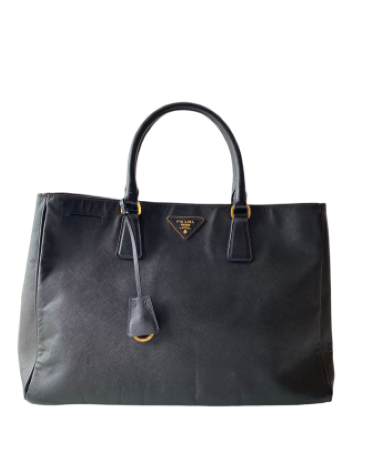 Prada Black Saffiano Galleria Large Tote Bag-handbag-Prada-The Closet Egypt