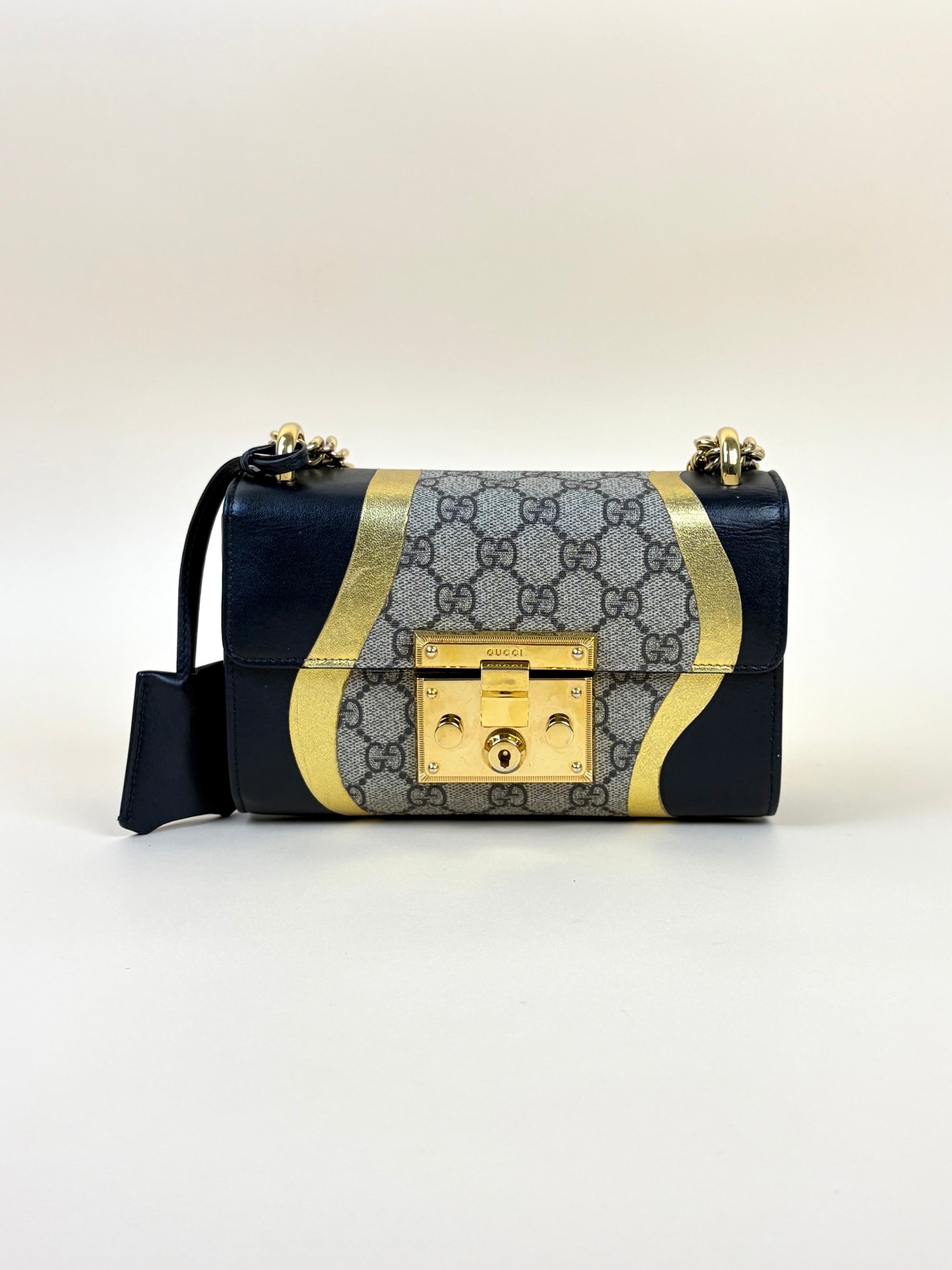 Gucci Tricolor GG Supreme Monogram Small Shoulder Bag