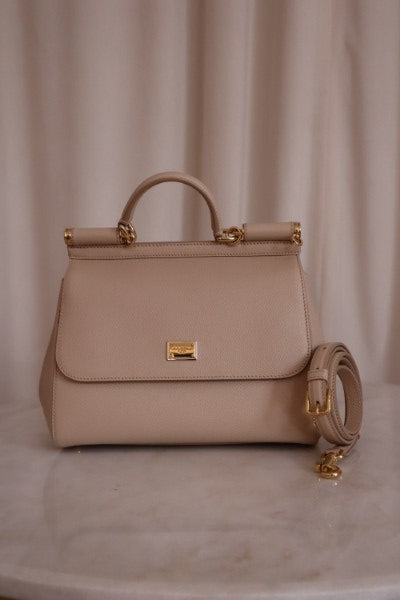 Dolce & Gabbana Beige Large Tote Bag-handbag-Dolce & Gabbana-The Closet Egypt