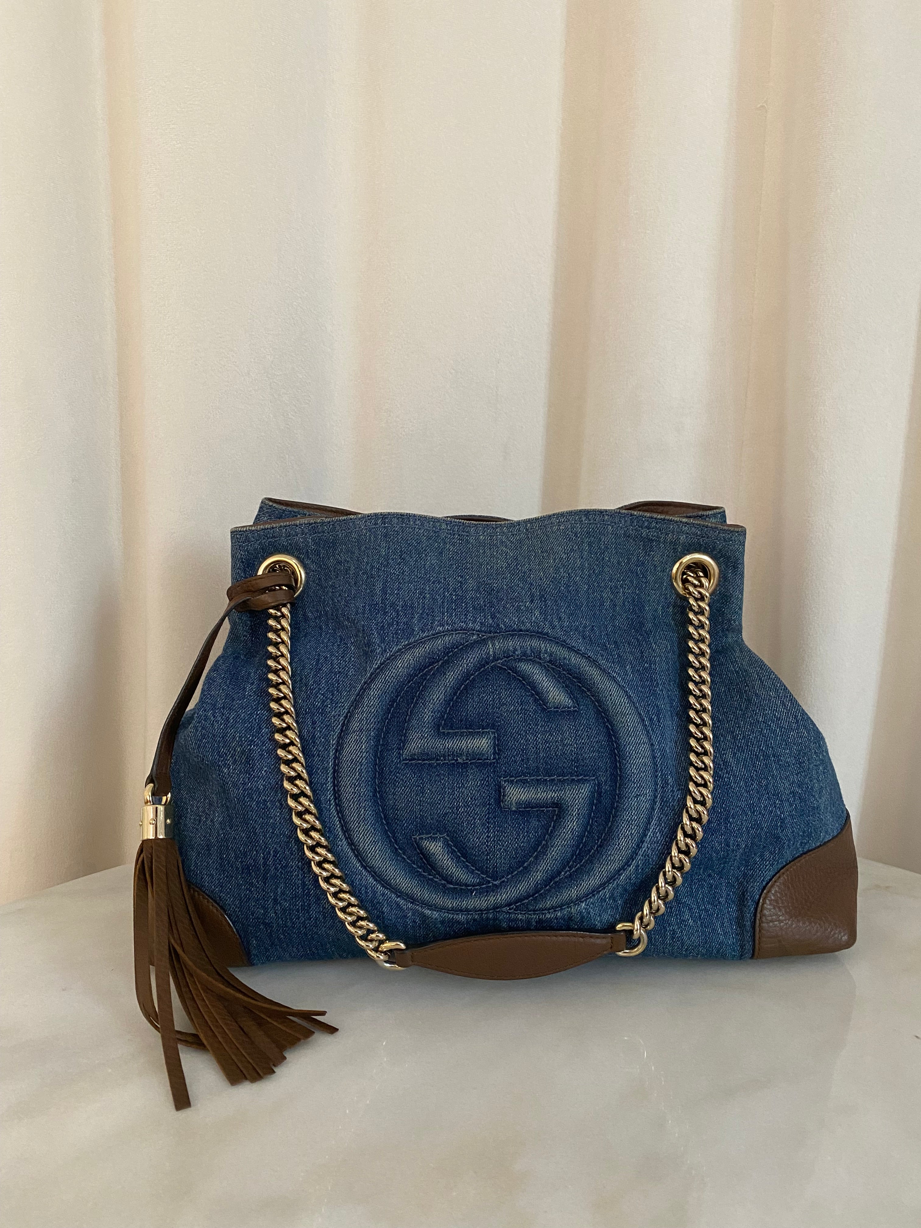 Gucci Bicolor Soho Shoulder Bag-handbag-Gucci-The Closet Egypt