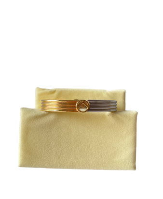 Fendi Bicolor F Bracelet-Bracelet-Fendi-The Closet Egypt
