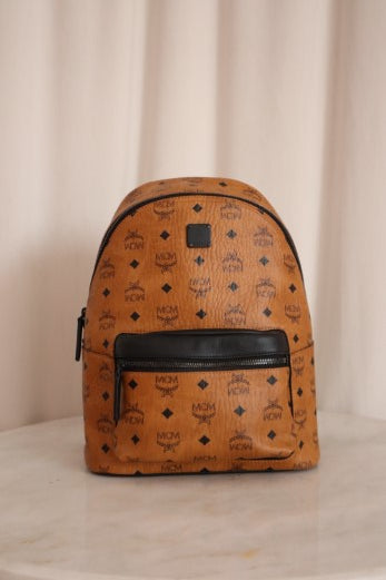 MCM Bicolor Stark Backpack Medium Bag