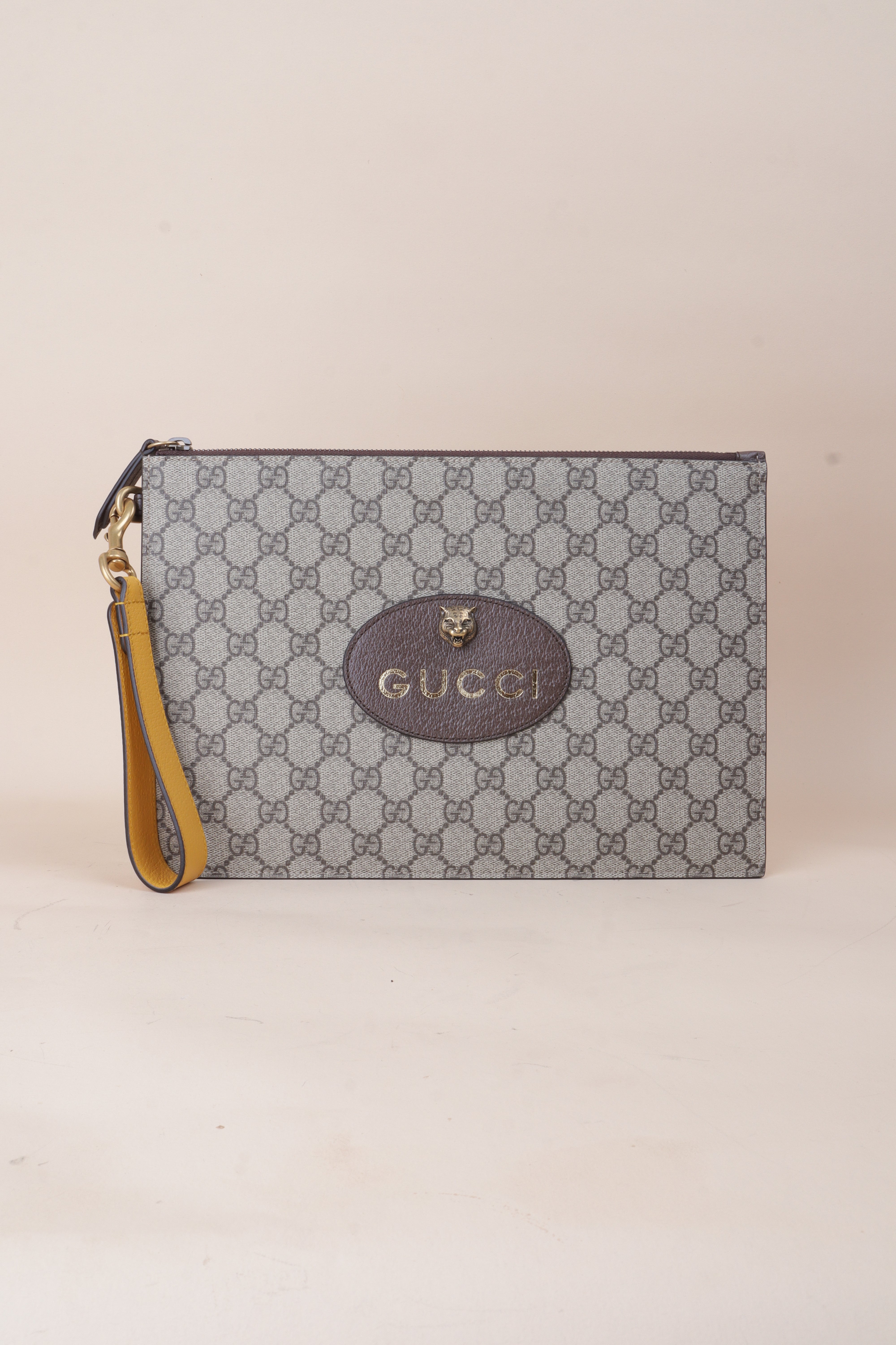 Gucci beige GG Pouch