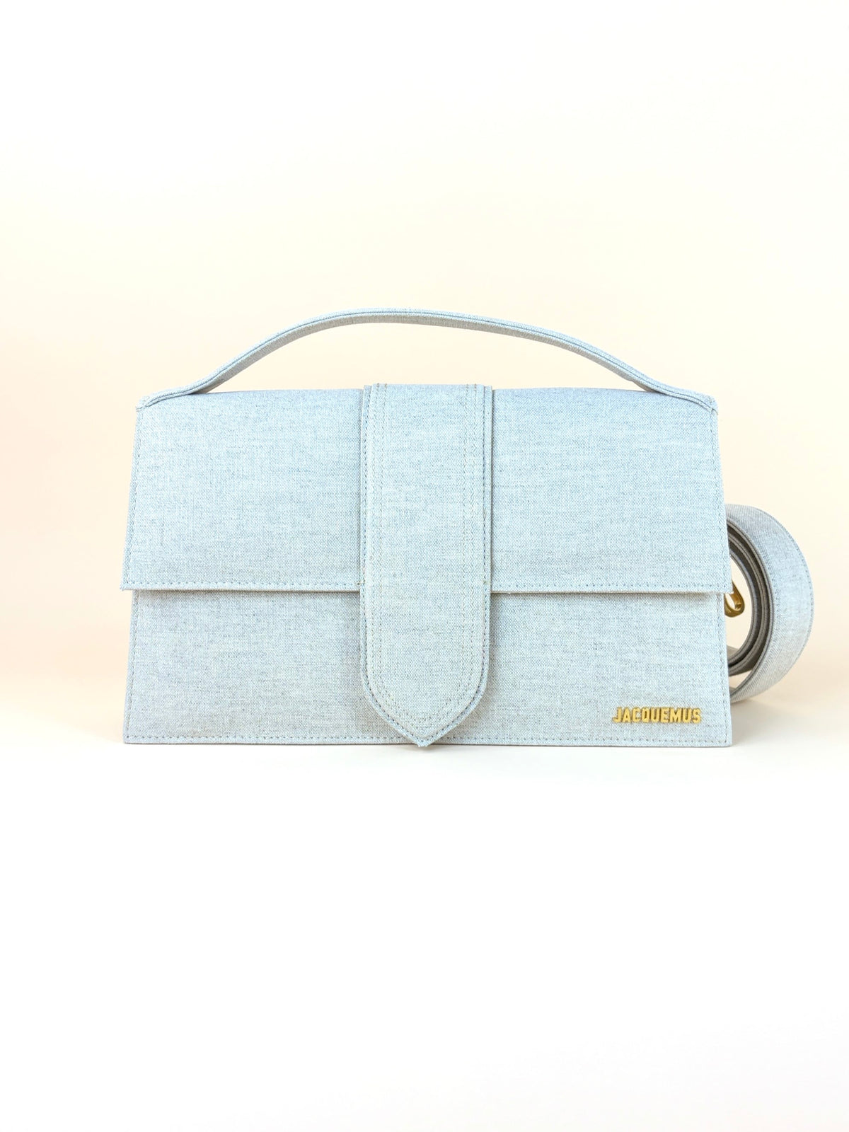 Jacquemus XL bambino bag light greige
