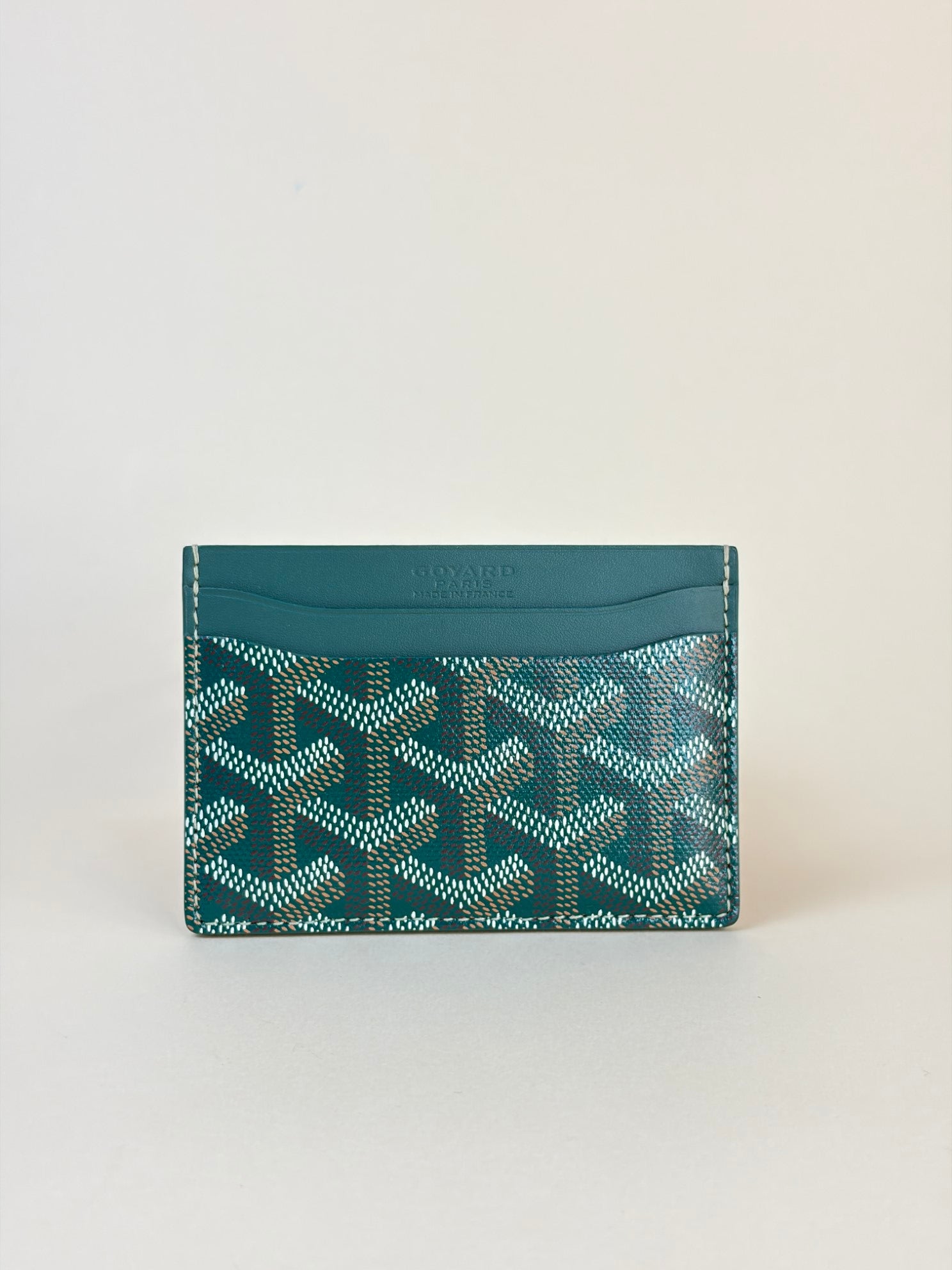 Goyard Green Saint Sulpice Card Holder
