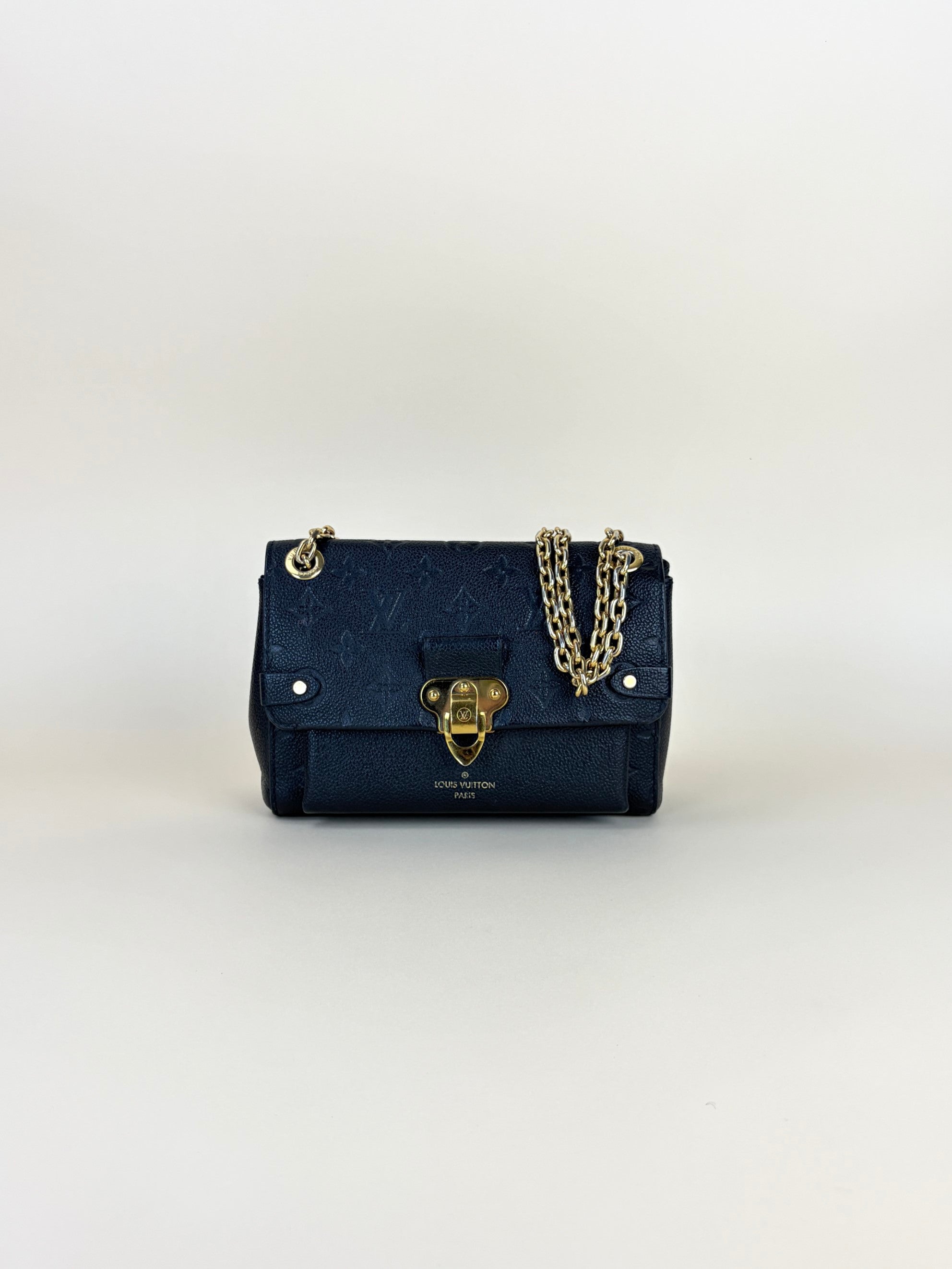 Louis Vuitton Black Monogram Empreinte Vavin BB Shoulder Bag