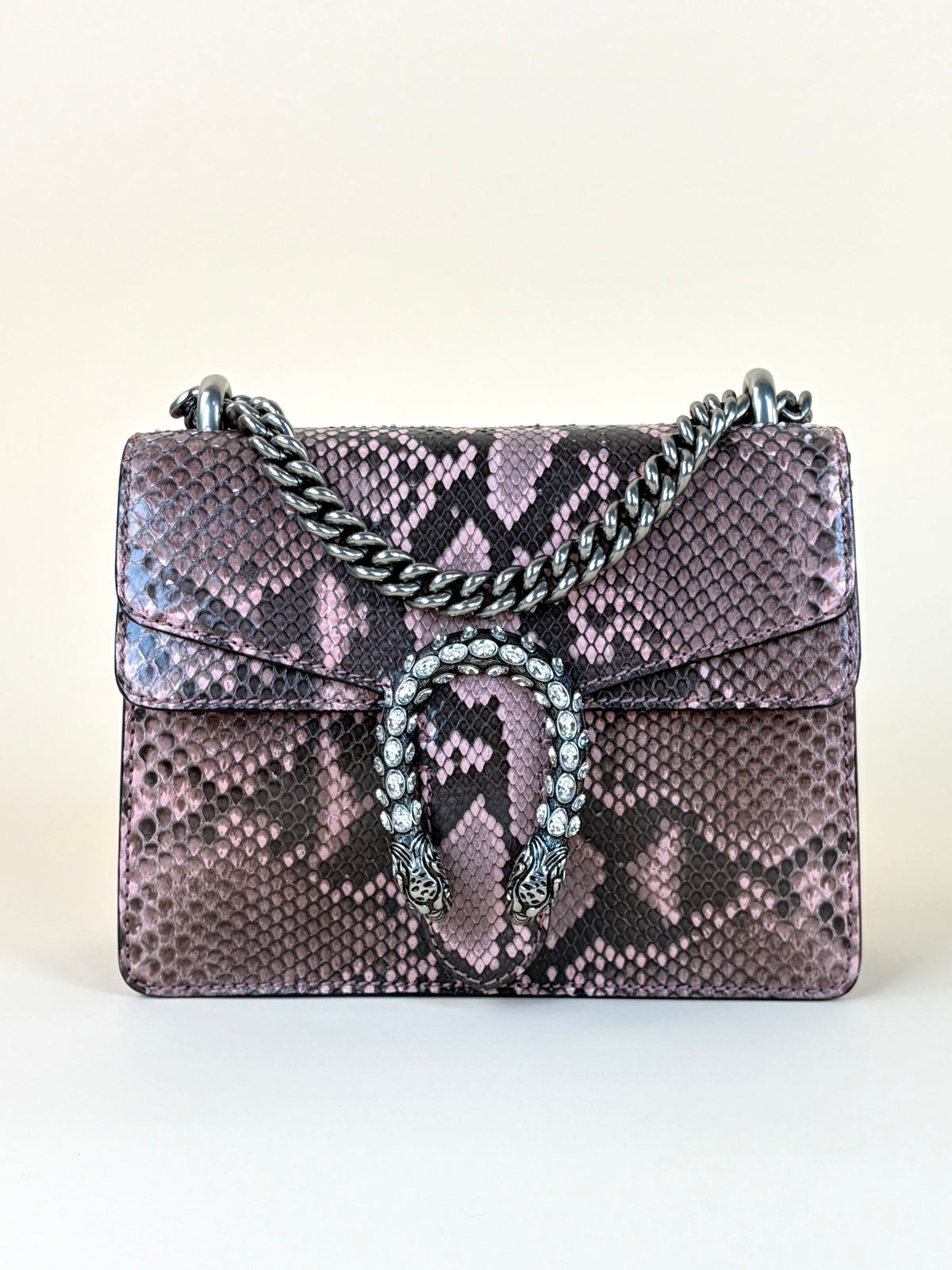 Gucci Dionysus mini bicolor pink and brown